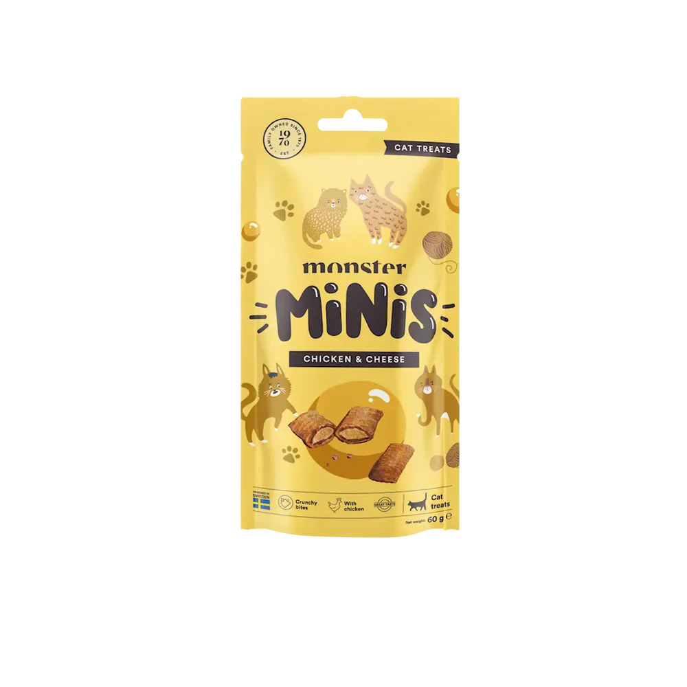 Monster Cat Minis treats Chicken & Cheese