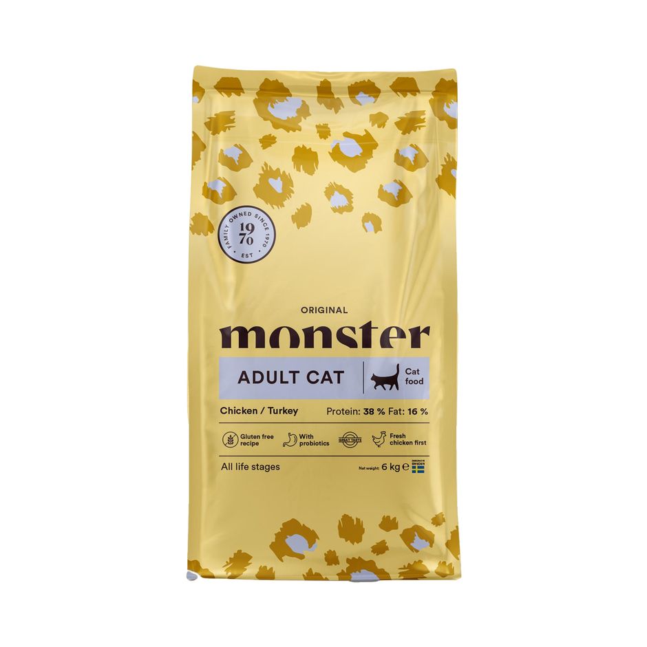 Monster Cat Original Adult Chicken & Turkey 6 kg