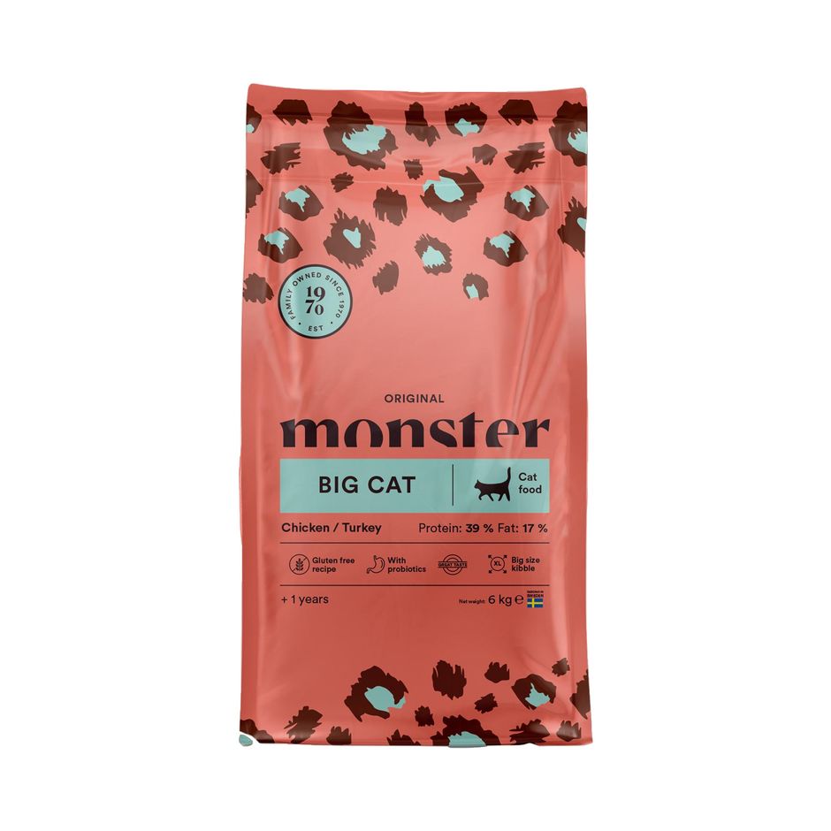 Monster Cat Original Big Cat Chicken & Turkey 6 kg