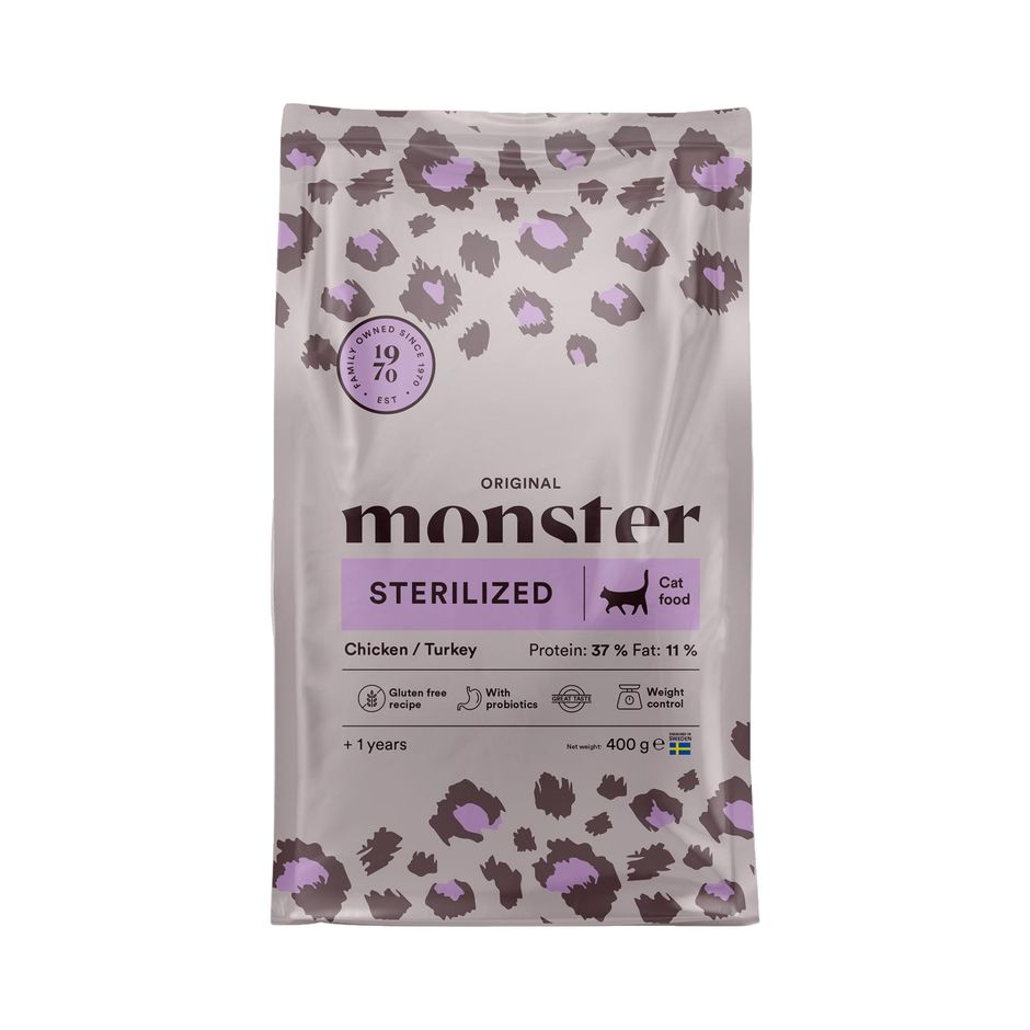 Monster Cat Original Sterilized Chicken & Turkey