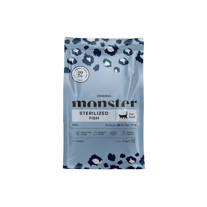 Monster Cat Original Sterilized Fish 2 kg