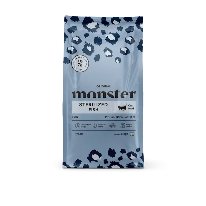 Monster Cat Original Sterilized Fish 6 kg