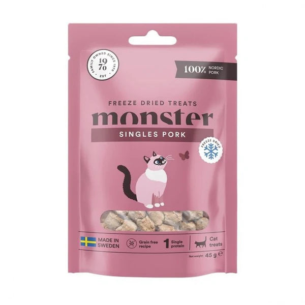 Monster Cat Treats Freeze dried Pork