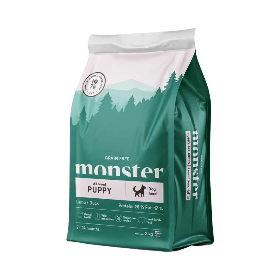 Monster Dog Grain Free Puppy All Breed Lamb & Duck