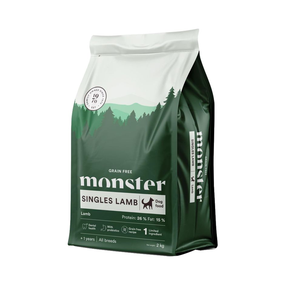 Monster Dog Grain Free Singles Lamb