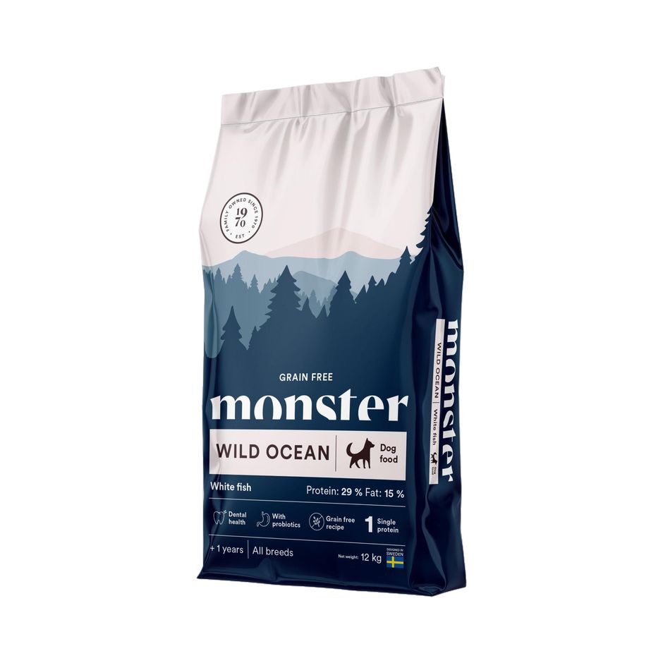 Monster Dog Grain Free Wild Ocean Sensitive 12 kg