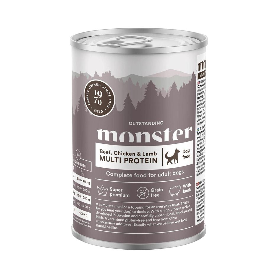 Monster Dog Multi Protein Beef, Chicken & Lamb