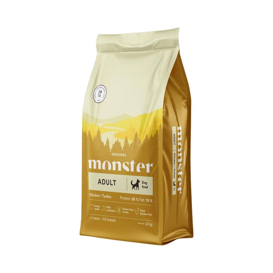 Monster Dog Original Adult Chicken & Turkey 12 kg