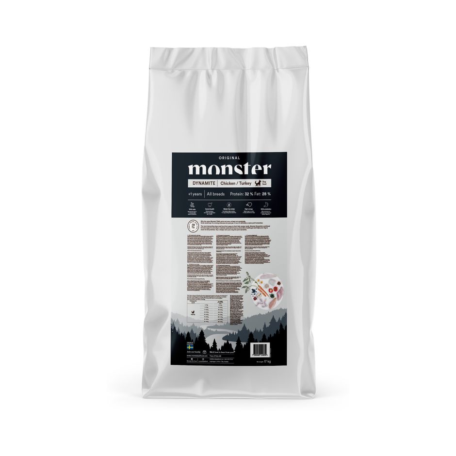 Monster Dog Original Dynamite Chicken & Turkey 17 kg