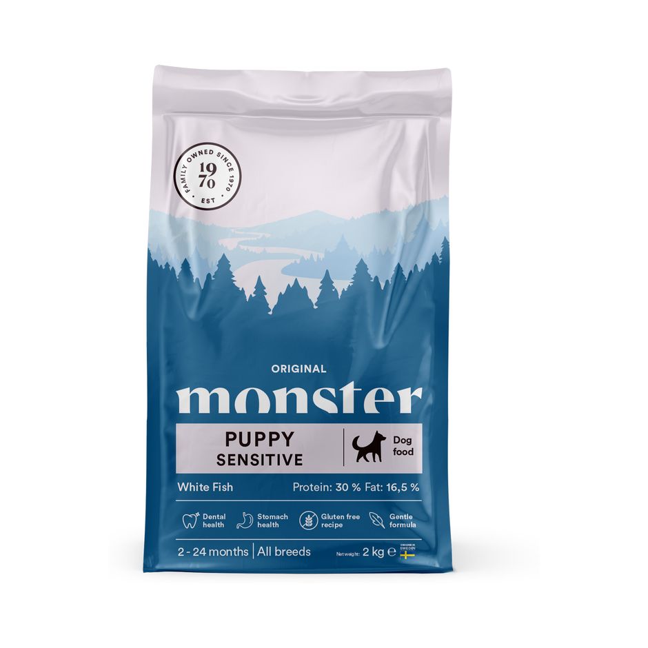 Monster Dog Original Puppy Sensitive White Fish 2 kg