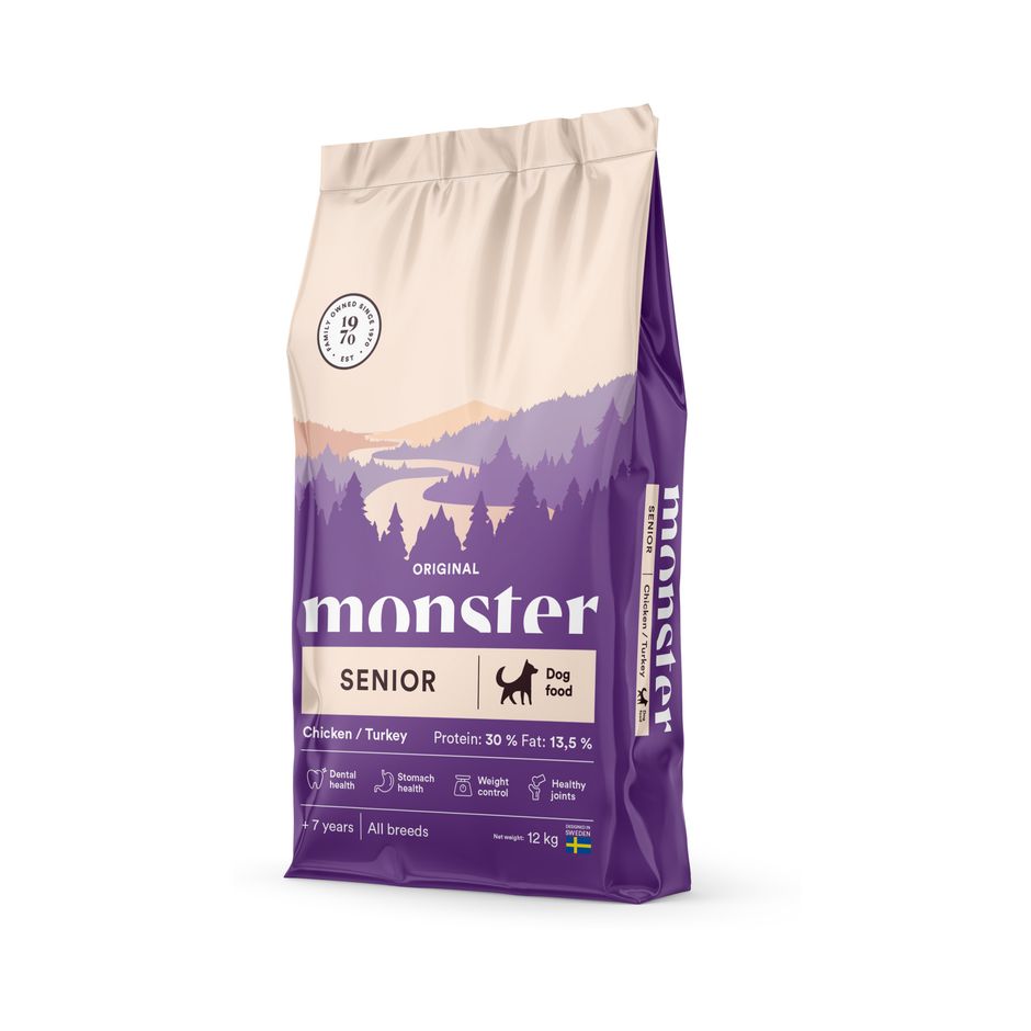 Monster Dog Original Senior Chicken & Turkey 12 kg