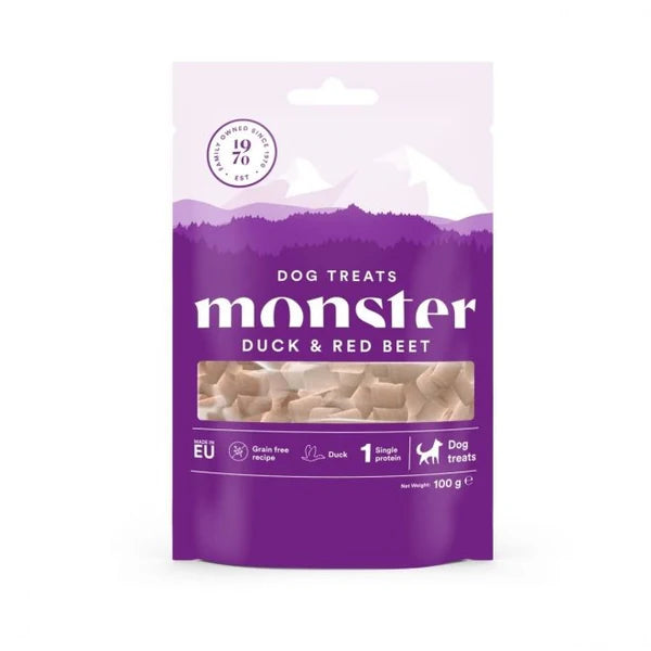 Monster Dog Treats Baked Duck & Red Beet