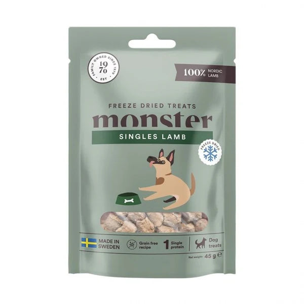 Monster Dog Treats Freeze dried Lamb