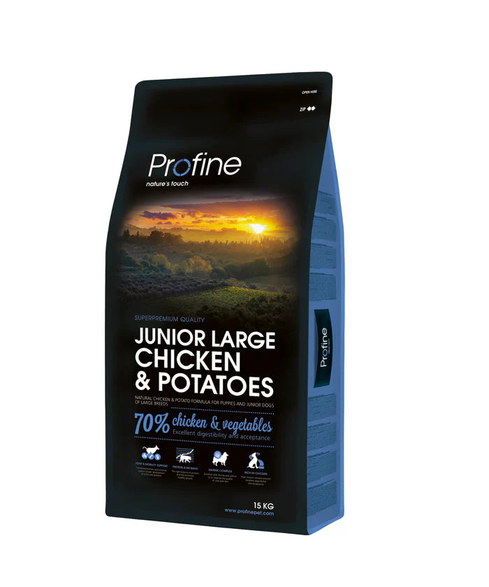 Profine Dog Dry Food Junior Large Chicken & Potatoes 15 kg