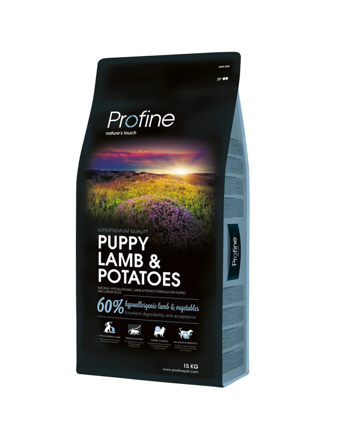 Profine Dog Dry Food Puppy Lamb & Potatoes 15 kg