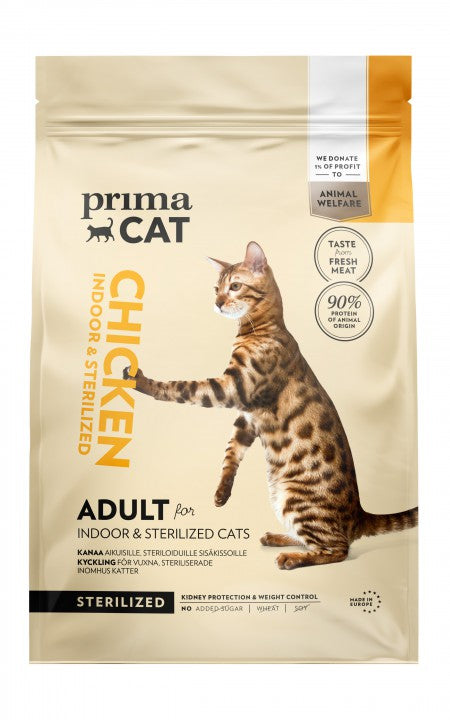 PrimaCat Adult Sterilized Kyckling  4kg