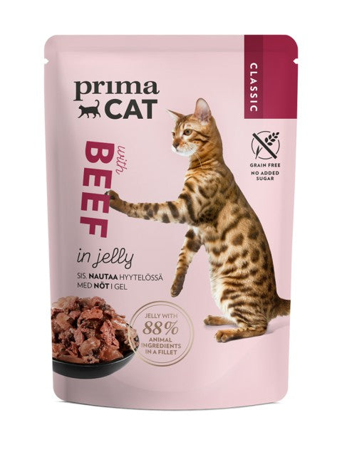 PrimaCat Classic Biff i Gelé 85g