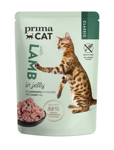 PrimaCat Classic Lamm i Gelé 85g