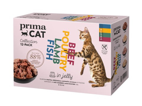 PrimaCat Classic Multipack i Gelé 12x85g