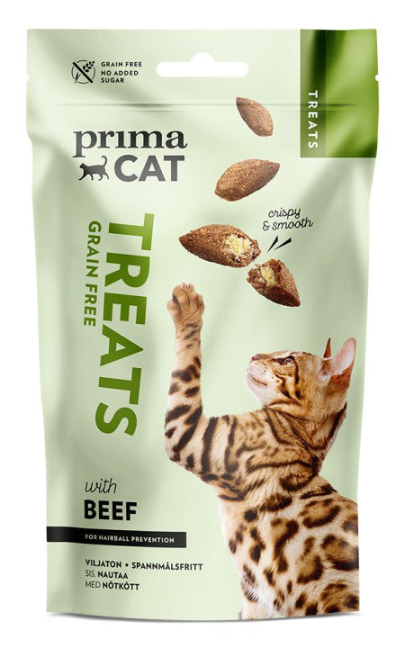 PrimaCat Treats Crunchy Anti-hårboll 40g