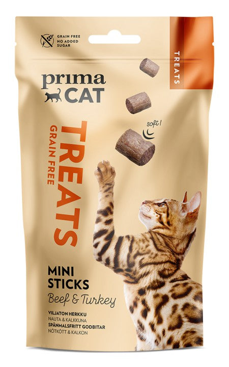 PrimaCat Treats Softy Minipinnar 50g