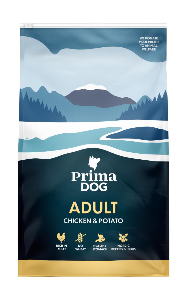 PrimaDog Adult Kyckling & Potatis 3kg