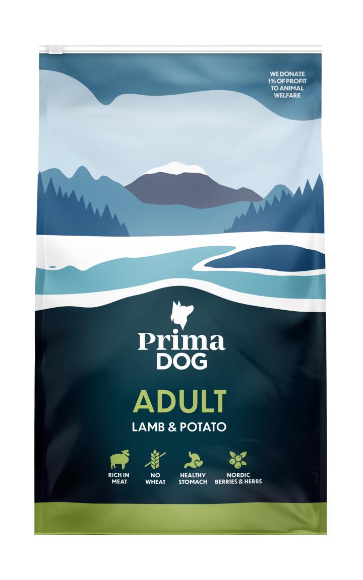 PrimaDog Adult Lamm & Potatis 3kg