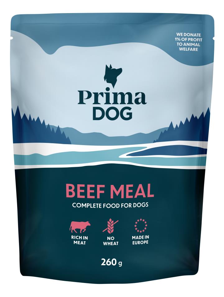 PrimaDog Biff Måltid 260g