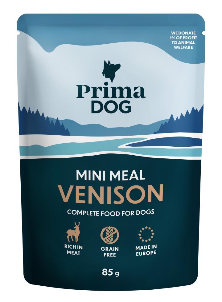 PrimaDog Mini Meal Hjort 85g