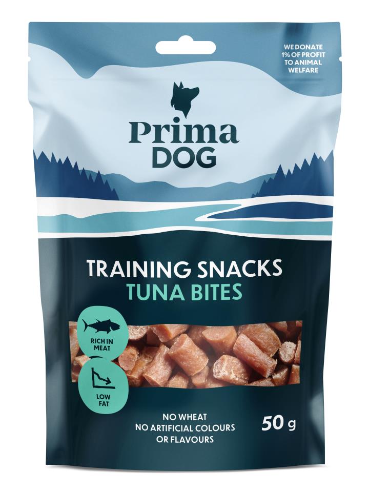 PrimaDog Training Snacks - Tonfisk 12 x 50g