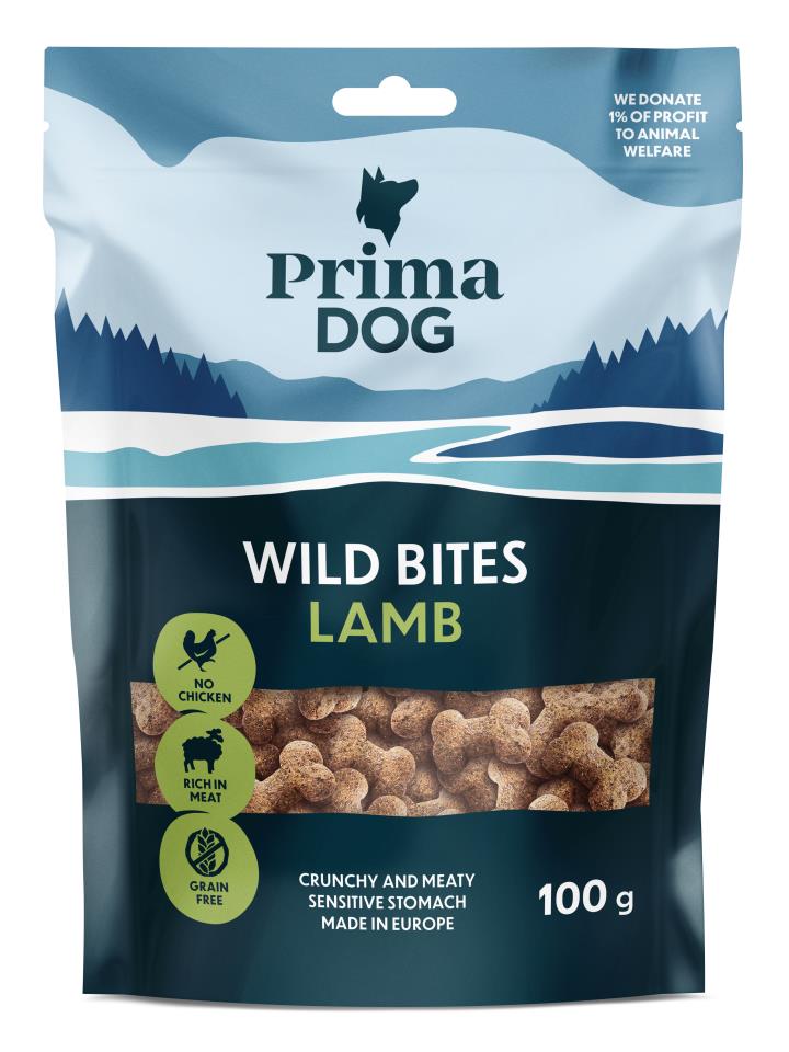 PrimaDog Wild Bites Lamm 10 x 100g