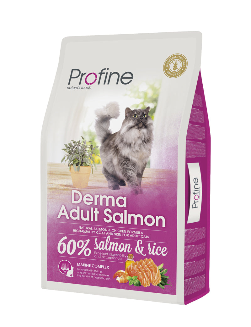 Profine Cat Dry Food Derma Adult Salmon & Chicken