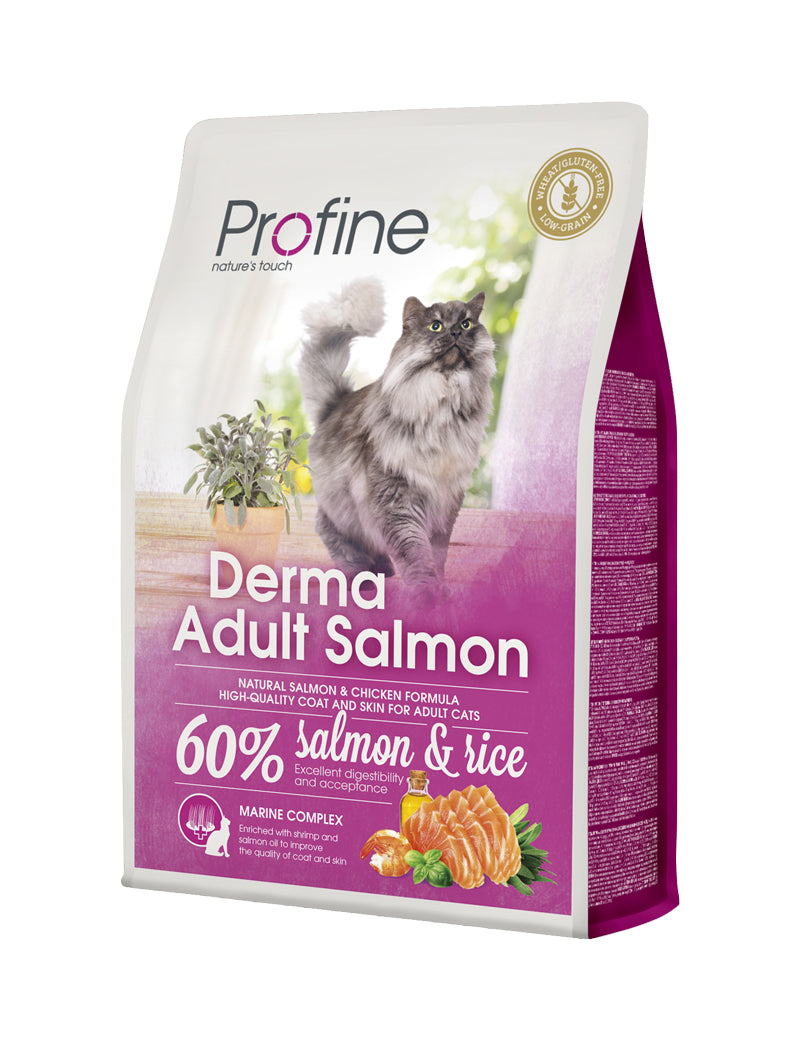 Profine Cat Dry Food Derma Adult Salmon & Chicken 2 kg