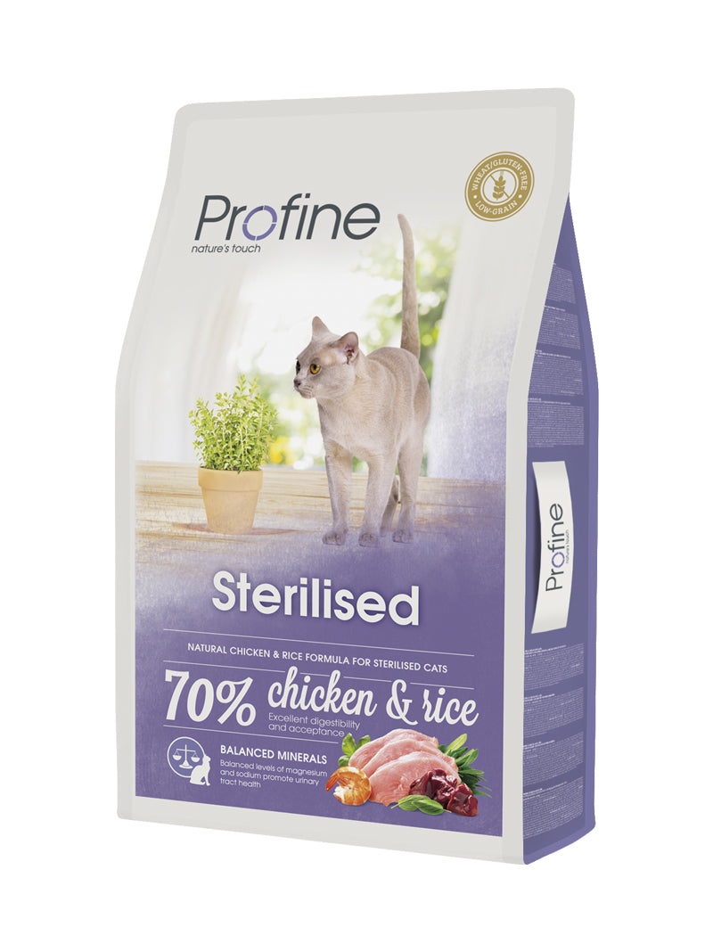 Profine Cat Dry Food Sterilised Chicken & Rice