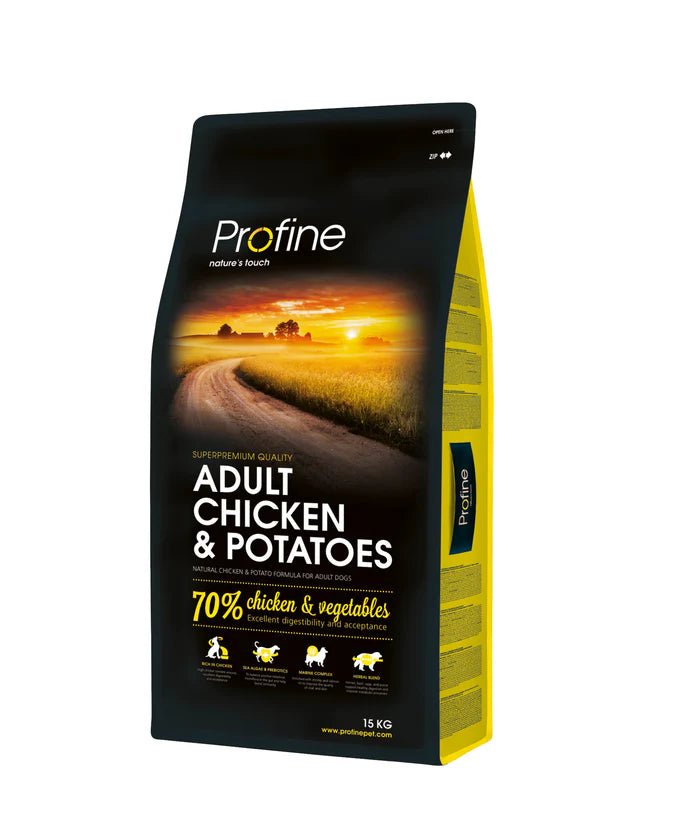 Profine Dog Dry Food Adult Chicken & Potatoes