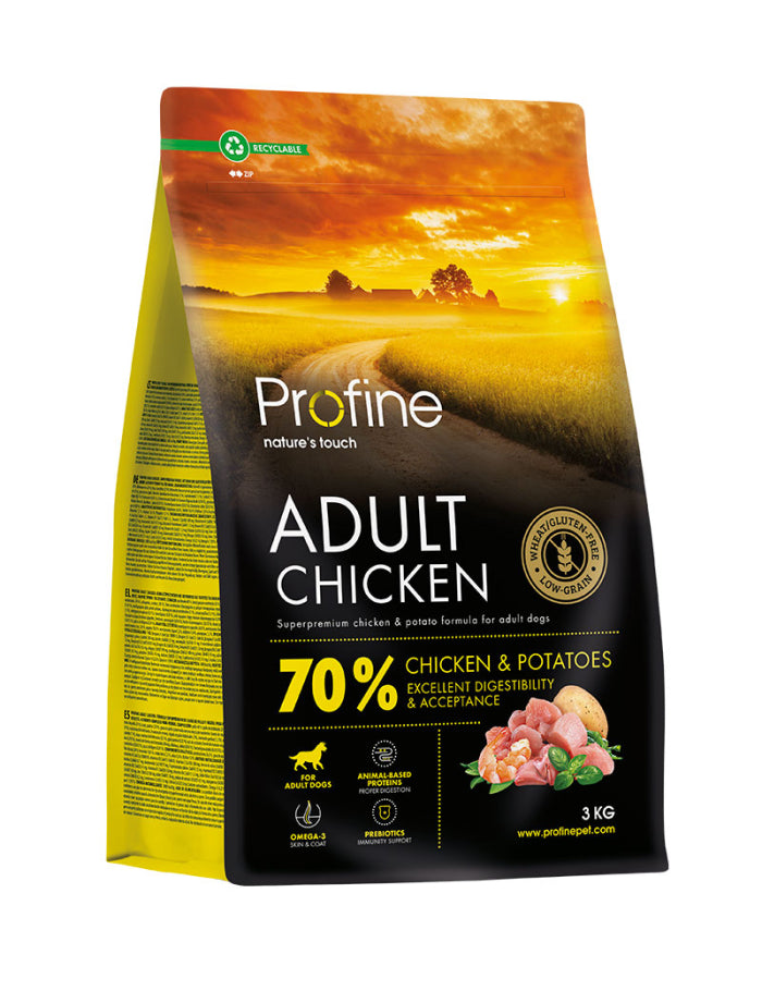 Profine Dog Dry Food Adult Chicken & Potatoes 3 kg