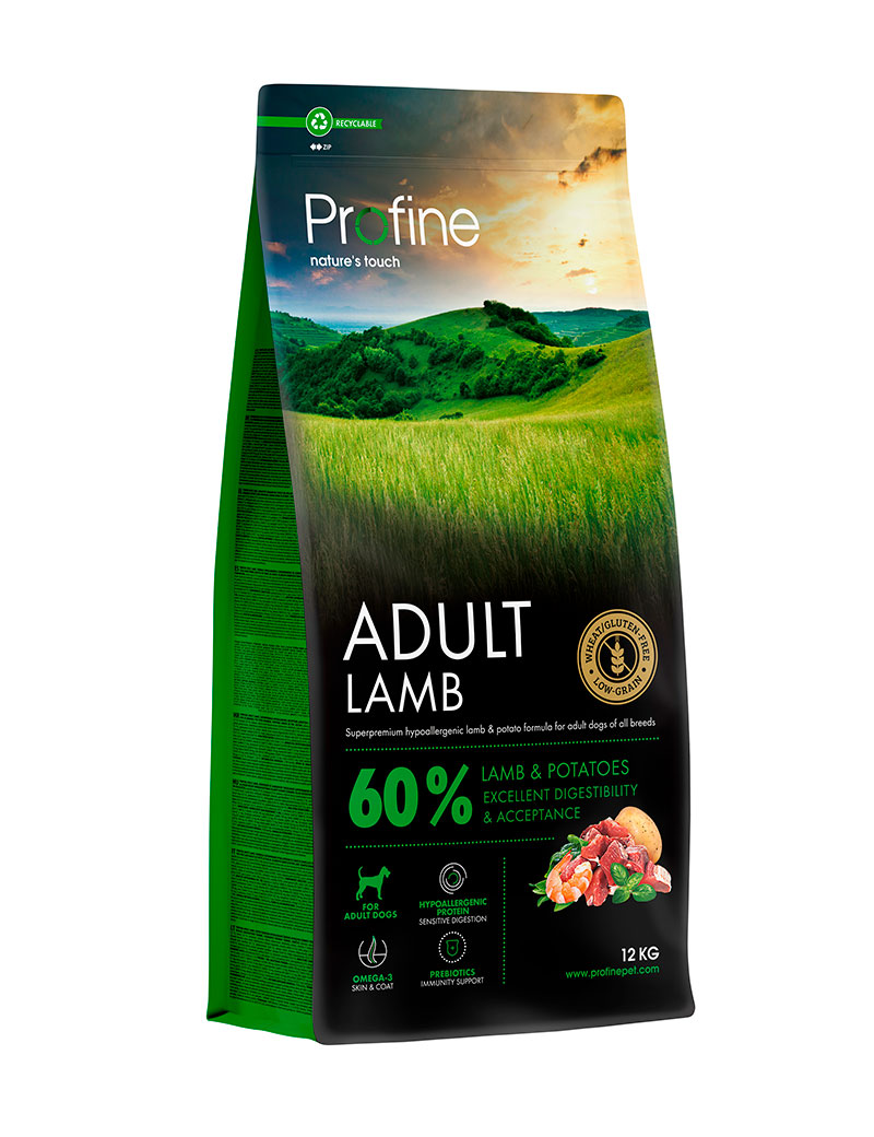 Profine Dog Dry Food Adult Lamb & Potatoes