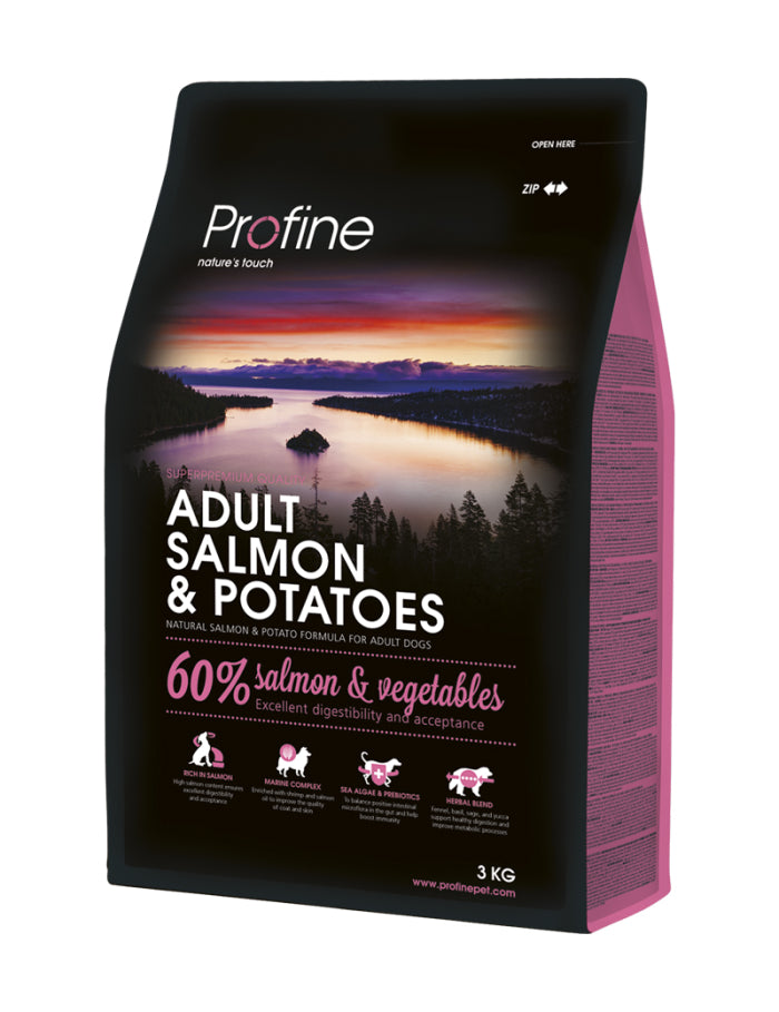 Profine Dog Dry Food Adult Salmon & Potatoes