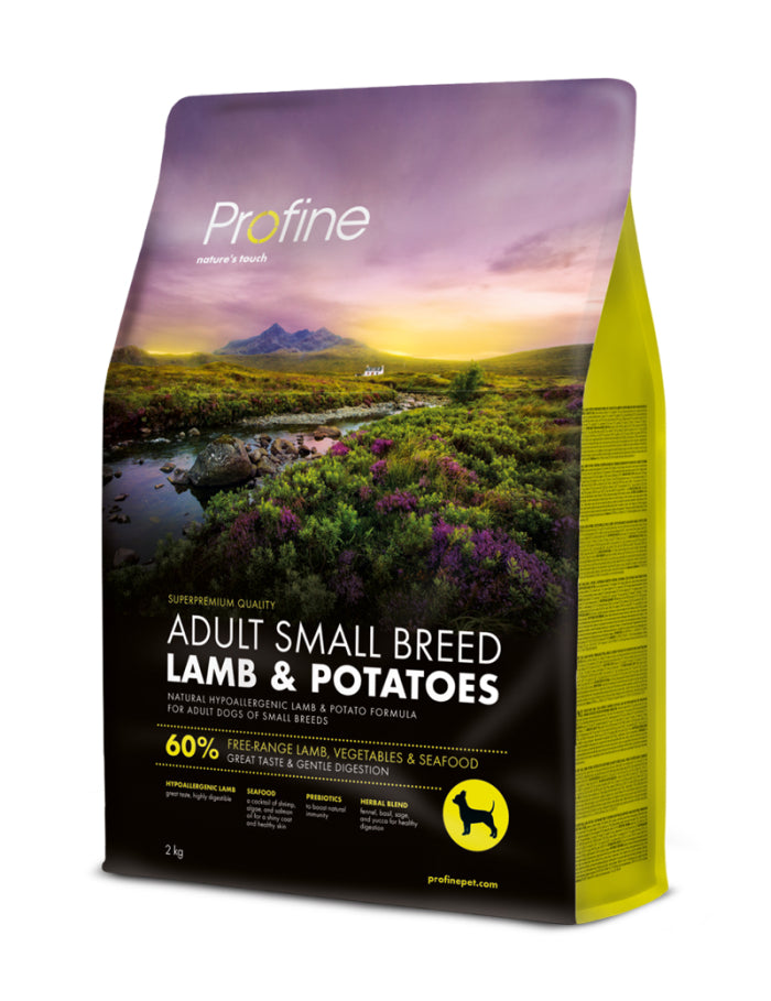 Profine Dog Dry Food Adult Small Lamb & Potatoes