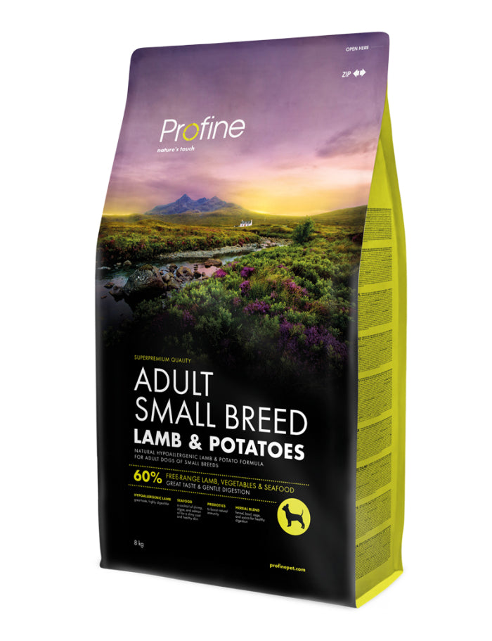 Profine Dog Dry Food Adult Small Lamb & Potatoes