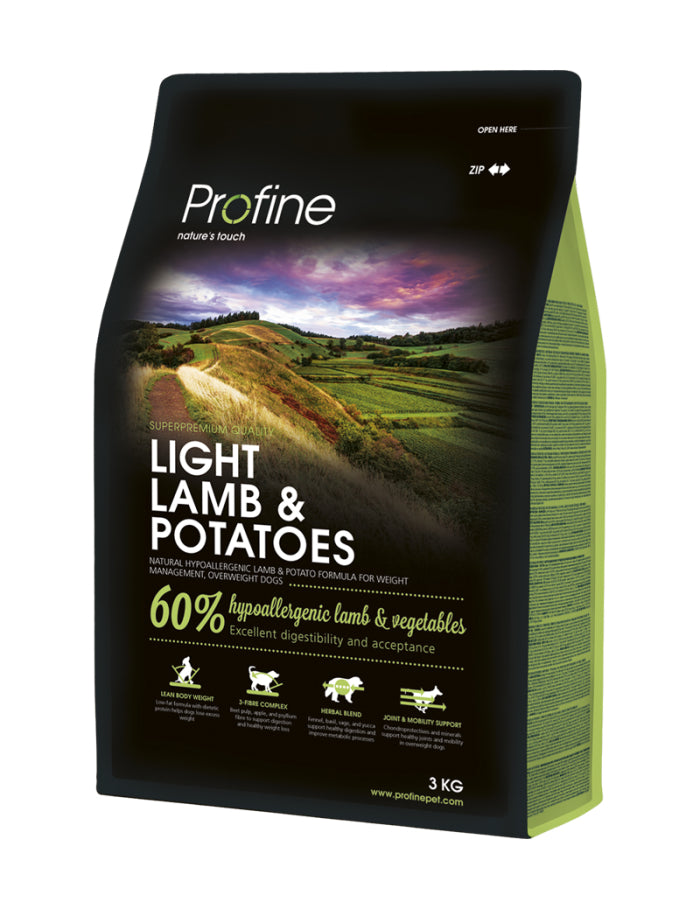 Profine Dog Dry Food Light Lamb & Potatoes 3 kg