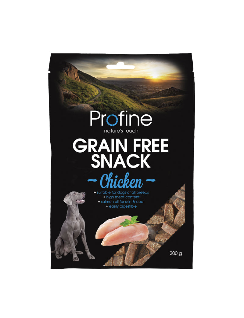 Profine Dog Grain Free Semi Moist Snack Chicken 200g