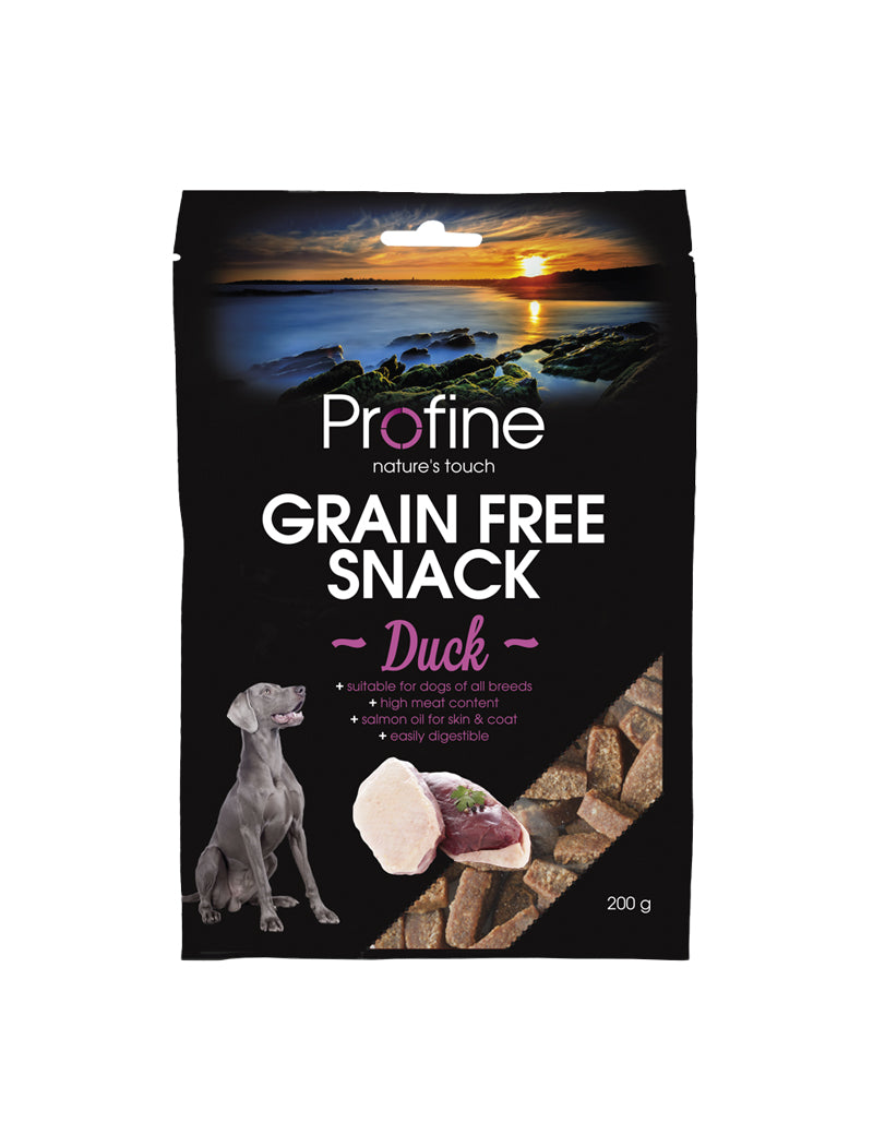 Profine Dog Grain Free Semi Moist Snack Duck 200g