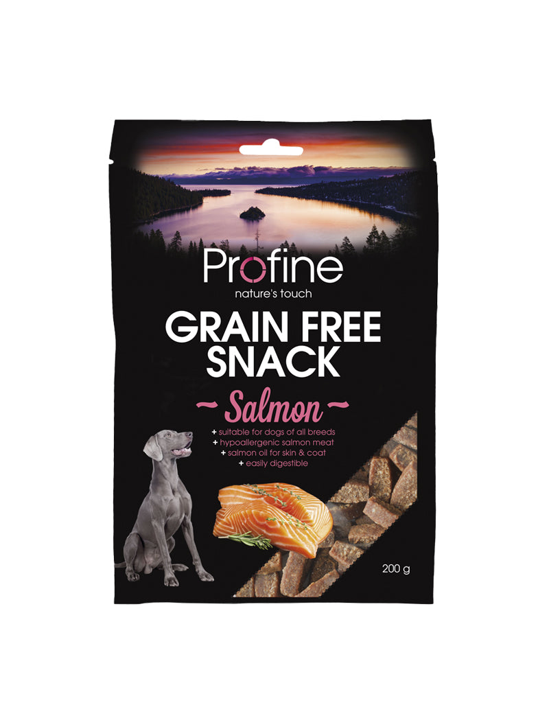 Profine Dog Grain Free Semi Moist Snack Salmon 200g