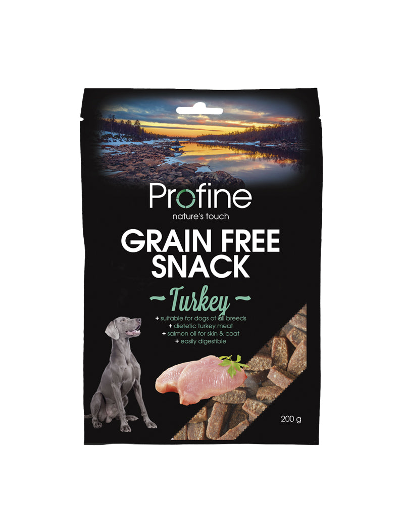 Profine Dog Grain Free Semi Moist Snack Turkey 200g