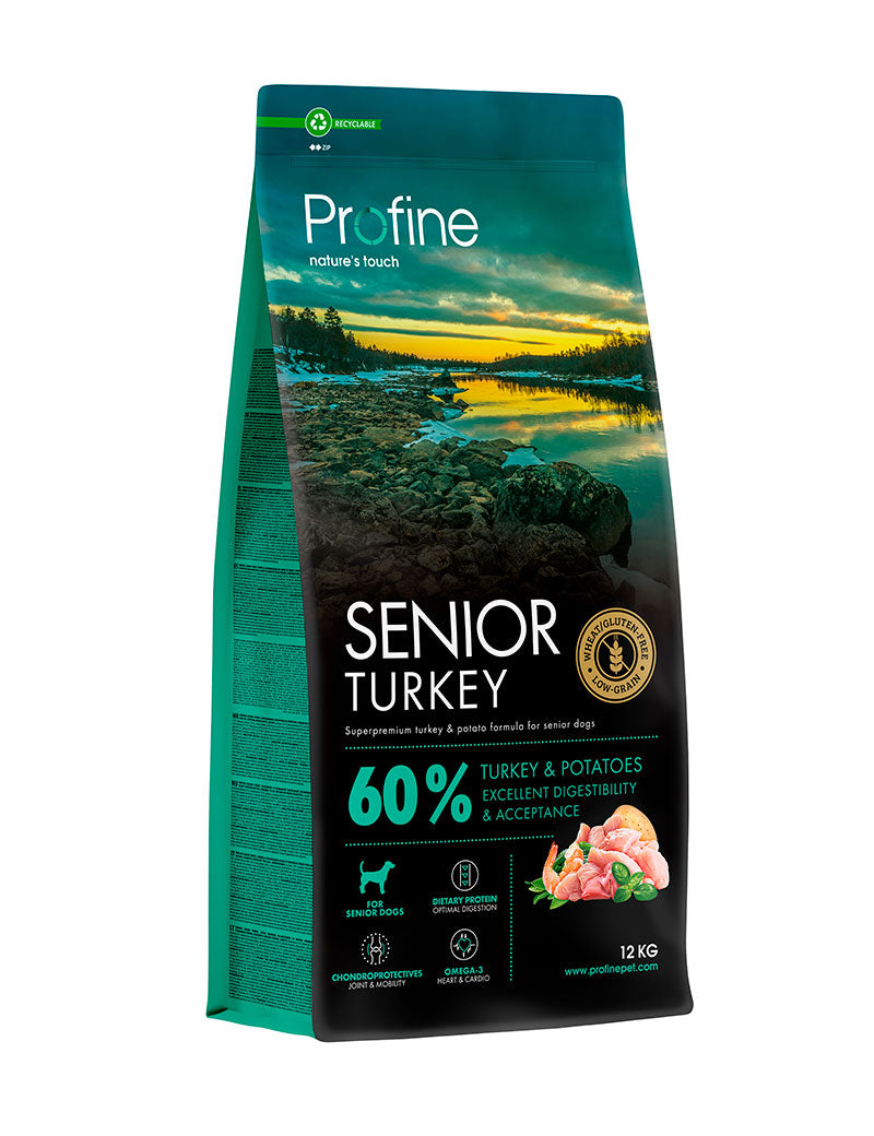 Profine Dog Dry Food Senior Turkey & Potatoes