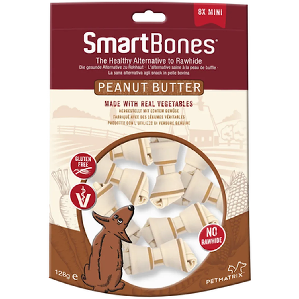 SmartBones Peanut Butter Mini 8-pack