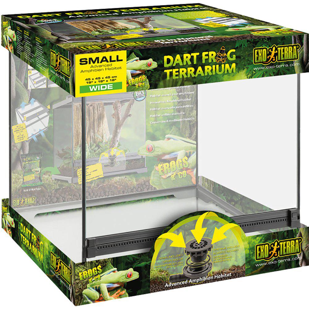 Terrarium Exoterra Dart Frog 45x45x45cm small/wide