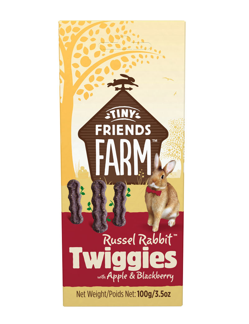 Tiny Friends Farm Rabbit Twiggies with Apple & Blackberry 100 g