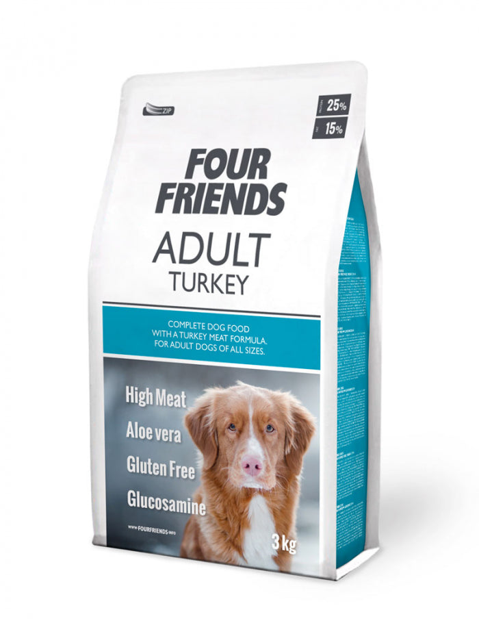 FourFriends Dog Adult Turkey 3kg